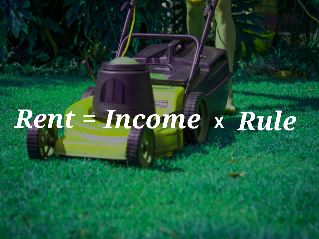 rent formula for lawn mowing business